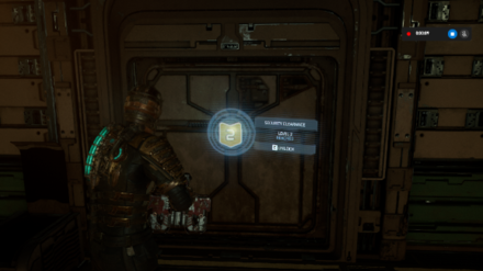 Dead Space Remake 2023 - Level 2 Security Clearance Lock 10 Location