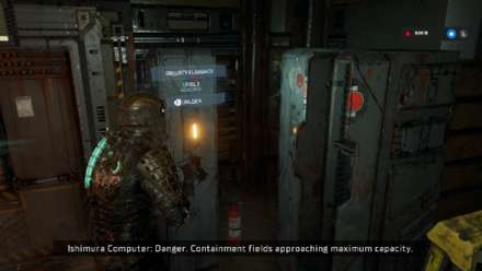 Dead Space Remake 2023 - Level 3 Security Clearance Lock 13 Location
