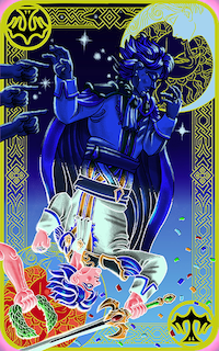 Sigurd Tarot Card Reverse