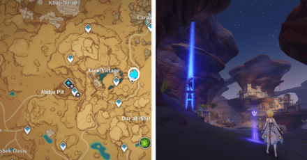 Genshin - Viewpoint in Aaru Village