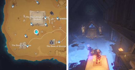 Genshin - Viewpoint in Hypostyle Desert