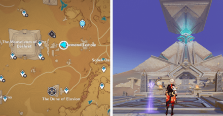 Genshin - Viewpoint in Hypostyle Desert