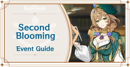 Genshin Impact - Second Blooming Event Guide