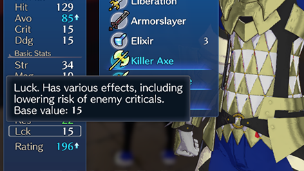 Fire Emblem Engage Luck Stat