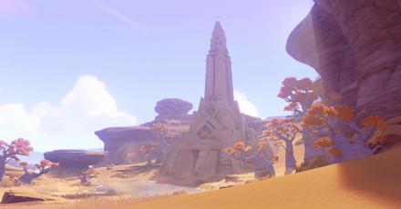 Genshin - Sumeru Desert Viewpoint - Towers of Betrayal