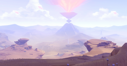 Genshin - Sumeru Desert Viewpoint - The Barren Land Where Sand Dances