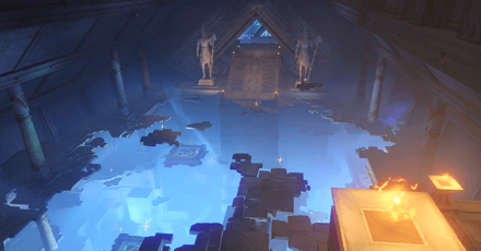 Genshin - Sumeru Desert Viewpoint - The Bottomless Hall