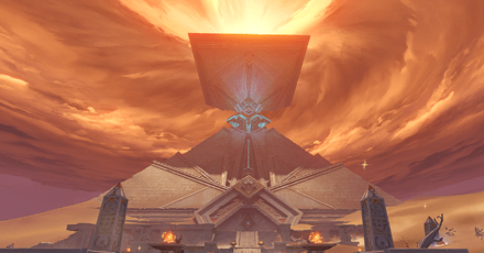 Genshin - Sumeru Desert Viewpoint - The Mausoleum of King Deshret