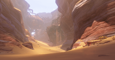 Genshin - Sumeru Desert Viewpoint - The Giant of the Wind-Eroded Valley