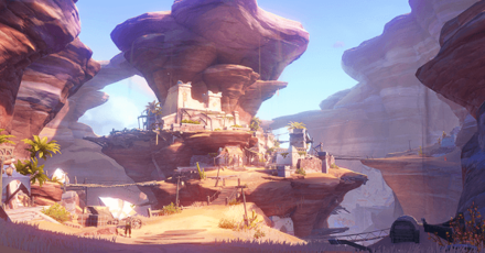 Genshin - Sumeru Desert Viewpoint - Refugee Shelters