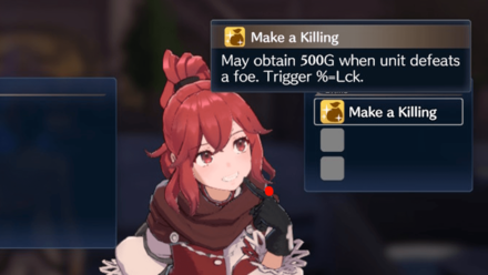Anna Make a Killing Skill