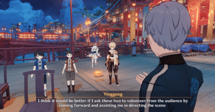 Genshin - A Few Words in the Foreground Quest Step 4