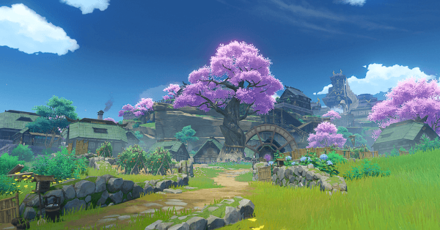 Genshin - Inazuma Viewpoint - Suburbs, Inazuma City