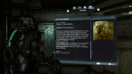 Dead Space Remake - Life on the Sprawl Text Log
