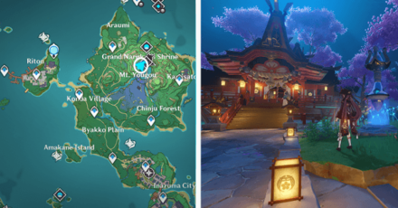 Genshin - Viewpoint in Narukami Island