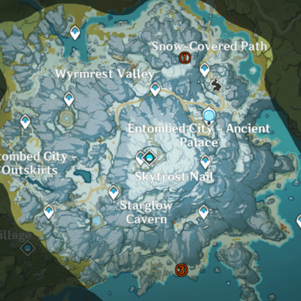 Genshin - Dragonspine Whopperflower Locations