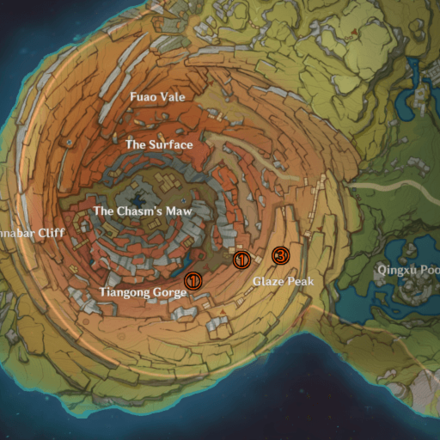 Genshin - Chasm Whopperflower Locations