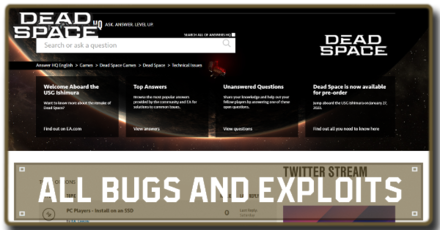 Dead Space Remake 2023 - All Bugs and Exploits