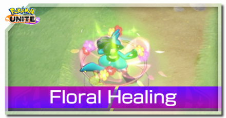 Pokemon UNITE - Floral healing Comfey Move Banner