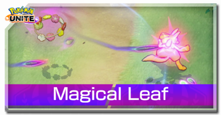 Pokemon UNITE - Magical Leaf Comfey Move Banner