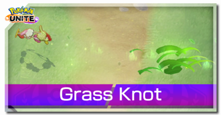 Pokemon UNITE - Grass Knot Comfey Move Banner