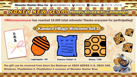 MH Rise - Kamura Village Welcome Set 1