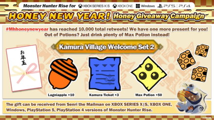 MH Rise - Kamura Village Welcome Set 2