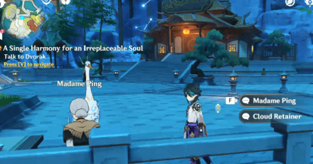 Genshin - Lantern Rite 2023 Characters - Extra Quest Dialogues - Madame Ping and Cloud Retainer