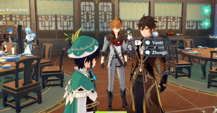 Genshin - Lantern Rite 2023 Characters - Extra Quest Dialogues - Venti and Zhongli
