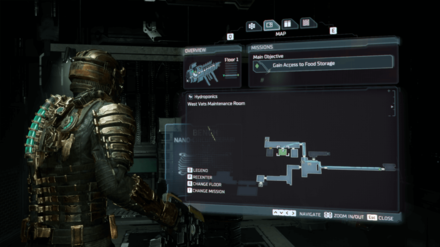 Dead Space Remake - Chapter 6 Bench Map Location