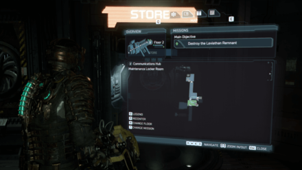 Dead Space Remake - Chapter 8 Maintenance Locker Room Store Map Location