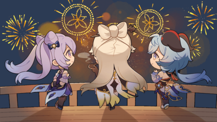 Genshin - Starlit Sky - Keqing Ningguang Ganyu