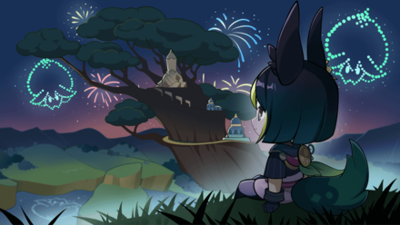 Genshin - Starlit Sky - Tighnari in Sumeru