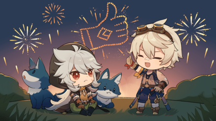 Genshin - Starlit Sky - Bennett Razor