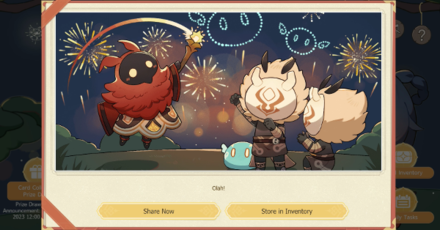 Genshin - Starlit Sky Get Firework Cards