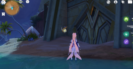 Genshin - Ancient Stone Key - Locked Door Overworld Location