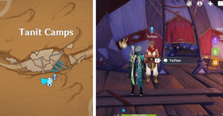 Genshin - Her Foes Rage Like Great Waters Quest Start location