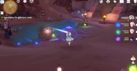 Genshin - Investigate the Hilichurl Camp - Defeat the Hilichurls