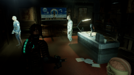 Dead Space Remake 2023 - Dr. Kyne and Captain Mathius