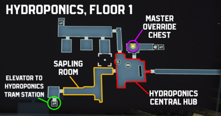 Hydroponics Master Override Chest Map Location