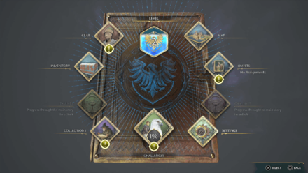 Hogwarts Legacy - How to Change Difficulty Mid-Game Step 1