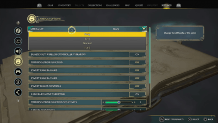 Hogwarts Legacy - How to Change Difficulty Mid-Game Step 3