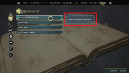 Hogwarts Legacy - Settings Tooltips