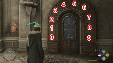 Hogwarts Legacy - Each Symbol Represents a Number from Zero to Nine