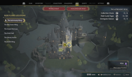 Charms Classroom Map