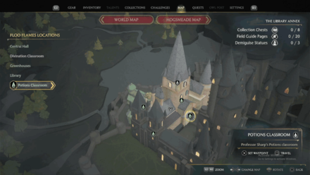 Potions Classroom map