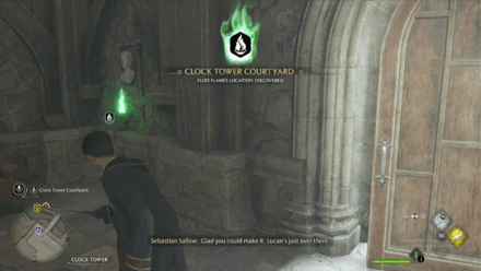 Clock tower courtyard