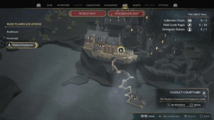 Viaduct Courtyard Map