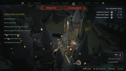 Large Decorated Tables map