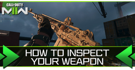 Modern Warfare 2 - How to Inspect Your Weapon